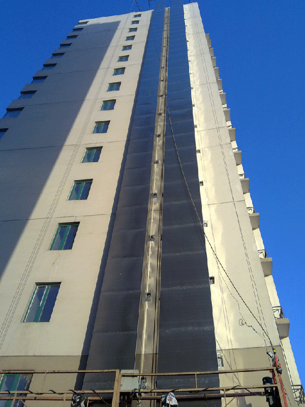 固安綠宸萬(wàn)華城不銹鋼煙囪安裝